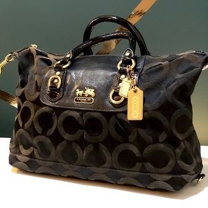Sold: Coach Madison Sabrina Op Art
